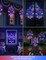 2 Pack 4th of July Window Lights,12IN 73LED Red White and Blue Star Lights